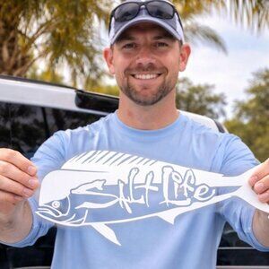 Salt Life Mahi Mahi Fish Vinyl Decal Sticker